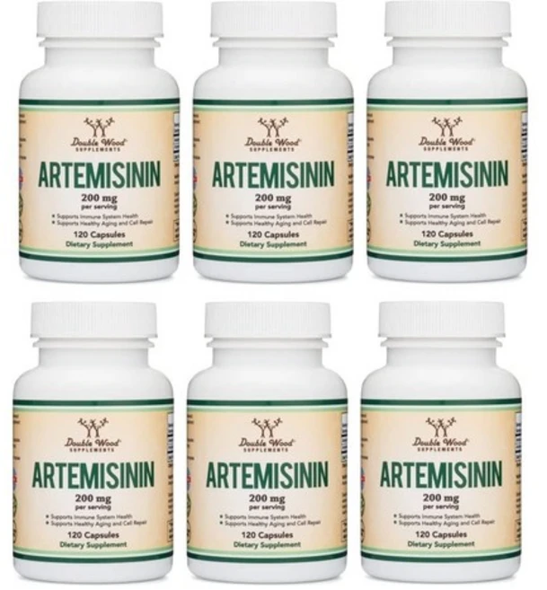더블우드 Artemisinin 200mg 아르테미시닌 120캡슐 x6, 120정, 6개 - 쿠팡