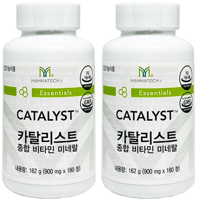 매나테크 카탈리스트 종합비타민 미네랄, 2세트, 60회분 - 쿠팡