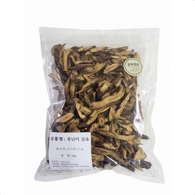 허브브릿지 못난이 감초, 1개, 1kg