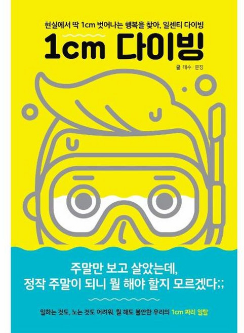 1cm 다이빙:현실에서 딱 1cm 벗어나는 행복을 찾아 일센티 다이빙, 피카(FIKA), 태수,문정 공저