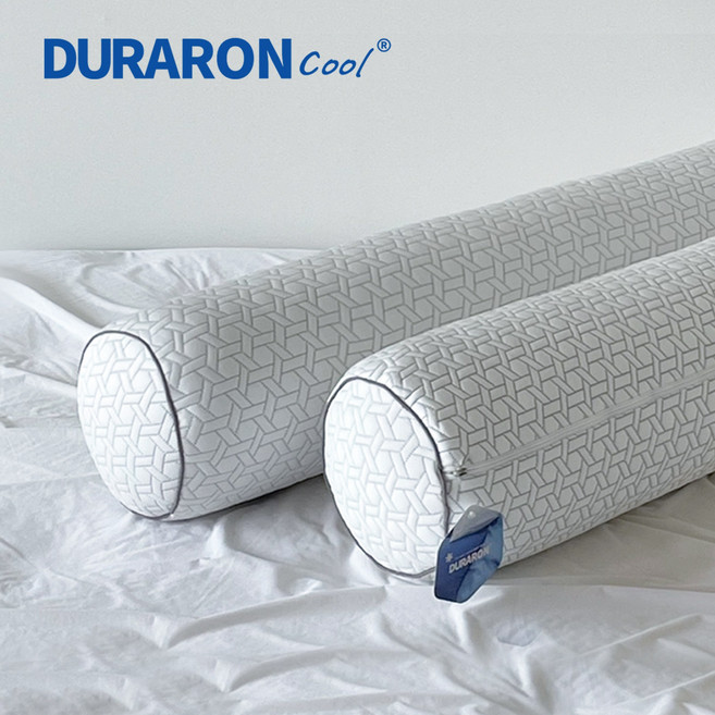 집앤콕 원형 바디필로우 대형 롱쿠션 여름 냉감 안고자는 긴베개, 화이트그레이