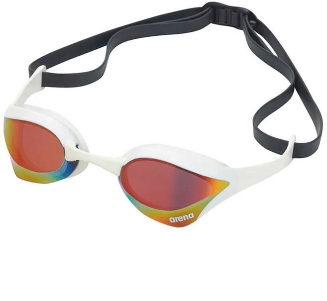 A5AC2AG68 AS5SGG01UZ-WHT 코브라 울트라 스와이프 미러 월드아쿠아틱스 인증 수경, 화이트, 1개