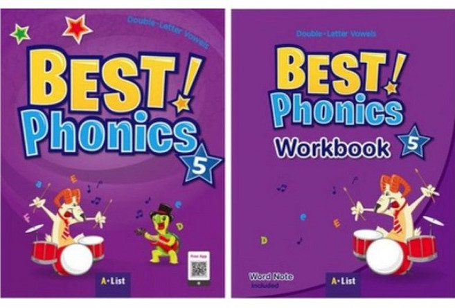 Best Phonics 5 with App 본책+워크북 (전2권), A*List, 초보자