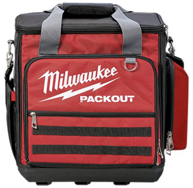 Milwaukee PACKOUT 工具袋 58口袋設計與硬底殼結構, 1個