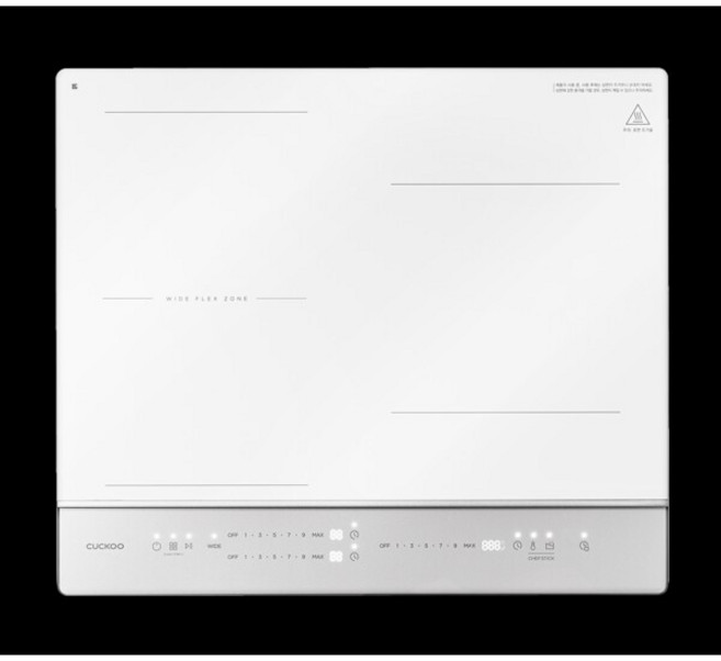 쿠쿠 화이트 3구 셰프스틱 인덕션 레인지 CIR-EP301FW