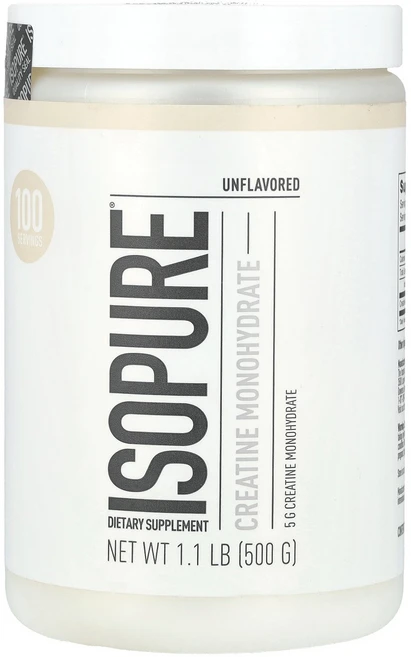 이소퓨어 Isopure 크레아틴 일수화물 무맛 500g1.1lb141509원산지:기타, 1개, 500g - 쿠팡
