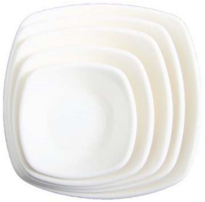 국산 국제 민속쿠퍼 1호 2호 3호 4호 5호 업소용 민속쿠포 멜라민 접시 반찬 초장 그릇, 민속쿠퍼3호 크림, 1개