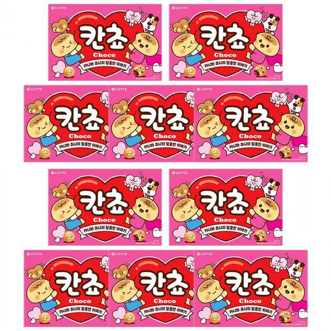 롯데 칸쵸 대용량 196g x 10개