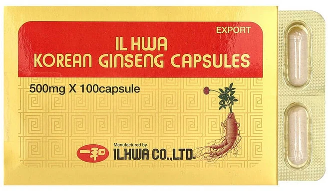 Ilhwa 한국 인삼 500mg 캡슐 100정 ILH-20741, 1 - 쿠팡