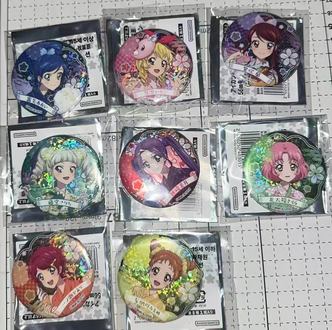 아이카츠 아이엠스타 굿즈 뺏지 빼찌 수집 키리야아오이 칸자키 미즈키 호시미야이치고, 1개, 리틀체리