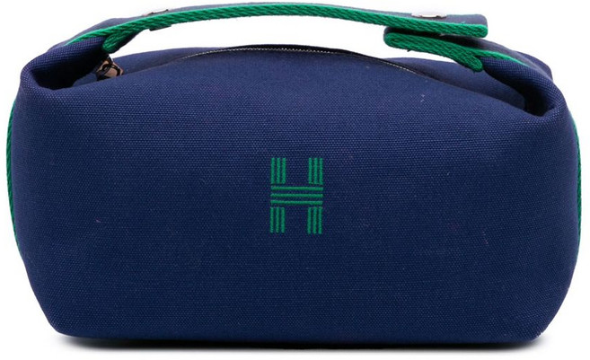 에르메스 중고 2010-2025 스몰 캔버스 브리드 아 브하크 케이스 베니티 백