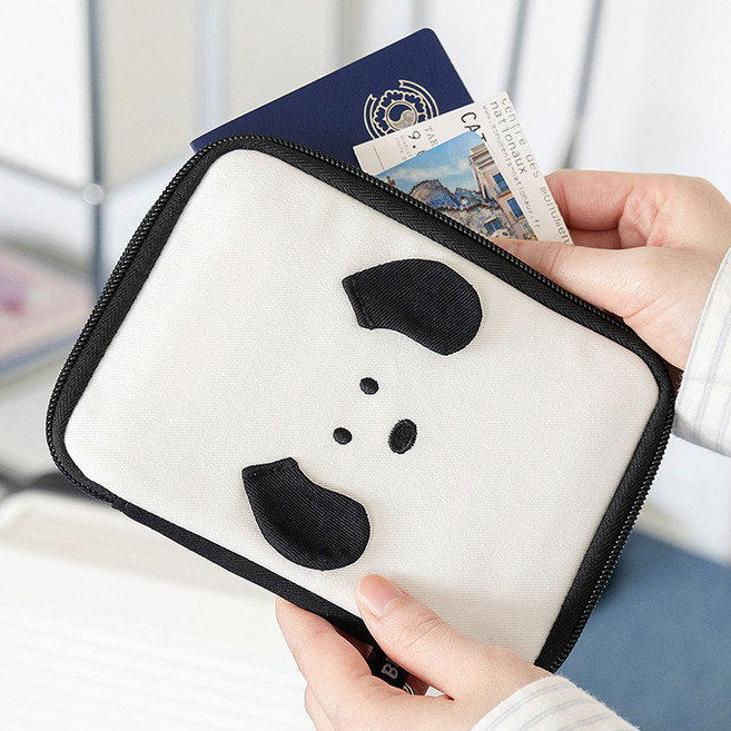 브런치브라더 여권 지갑 파우치형 ver2 로마네 파우치 여권 지갑 커플 여권케이스 여권가방 여권파우치 전자여권 케이스 통장지갑 해외여행 준비물 미국 여행 준비물 여행갈때준비물