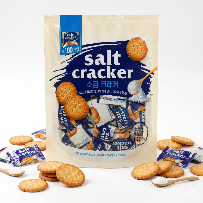 소금 크래커, 500g, 2개