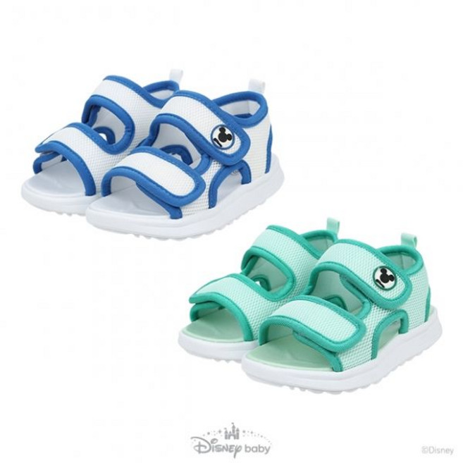 디즈니베이비 여름 디즈니미키컬러배색샌들 GREEN WHITE 79R376502