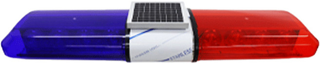 쏠라 장방형경광등 C타입 태양광경광등, 12시간용, 1개