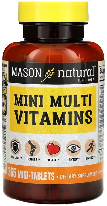 메이슨 내추럴 데일리 멀티플 비타민 365정, 1개 - 쿠팡