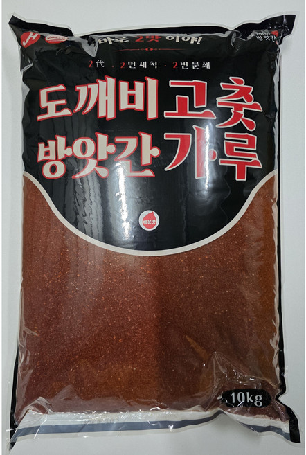 도깨비방앗간 중국산 고춧가루 매운맛 한식용 굵은가루, 1개, 10kg