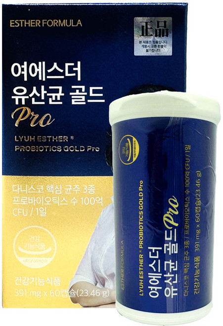 [본사직영] 여에스더 유산균 골드 Pro (1병 2개월분), 60정, 1개