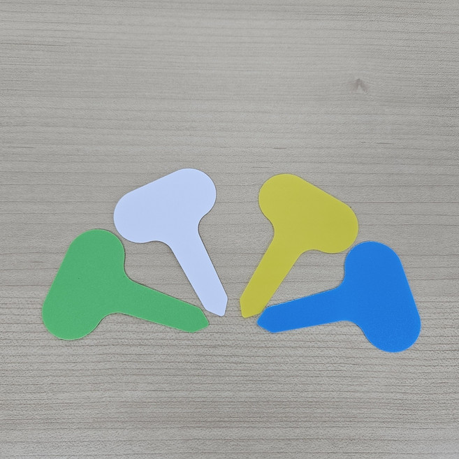 T자 화분이름표 꽂는 다육이이름표 미니 팻말, 그린