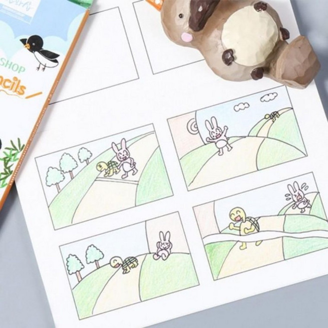 노트 콘티노트 스토리보드 A4/A5 문구용품 작업 학생용 북 아이디어, 1개, A4