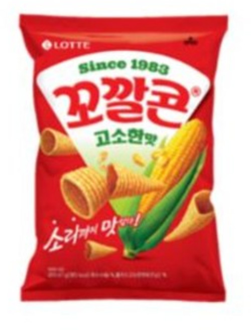꼬깔콘 고소한 맛 옥수수스낵, 67g, 25개