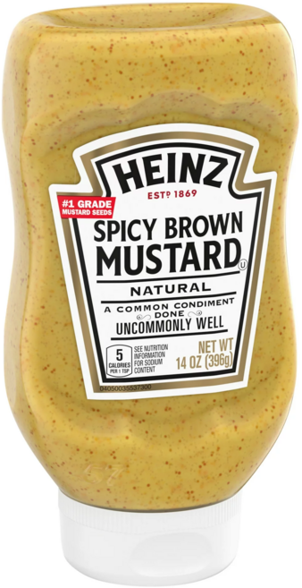 하인즈 스파이시 브라운 머스터드, 1개, 396g