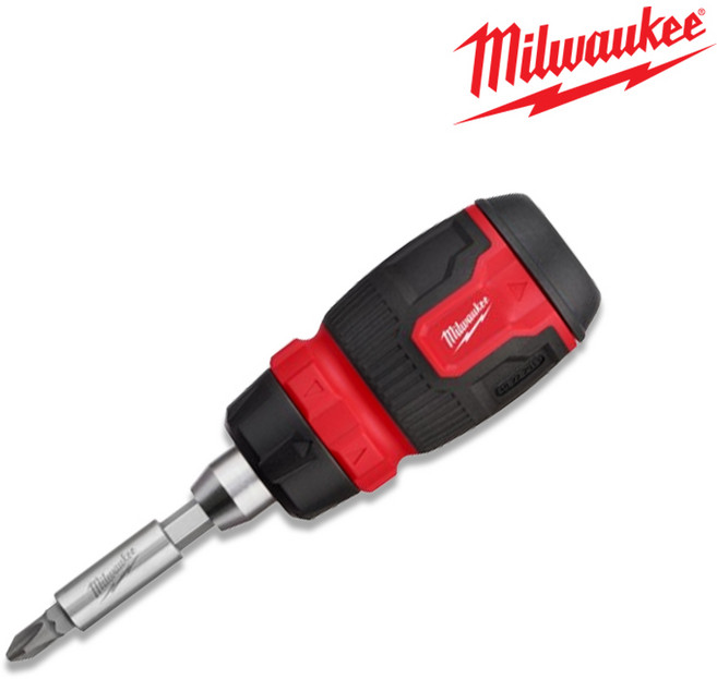 밀워키 주먹 미니 라쳇 드라이버ll 8 in 1 48-22-2913A, 1개