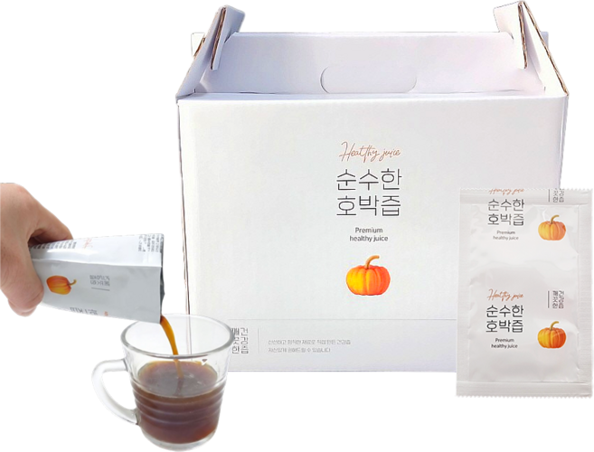 국산 물섞지 않은 진한 호박즙 100ml 순수건강원 건강즙, 30개