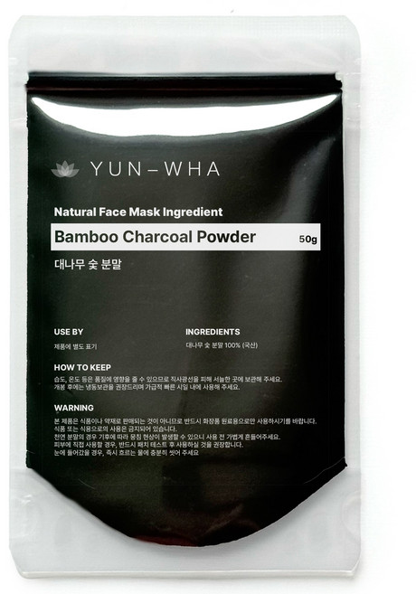 연화 대나무숯가루팩 천연팩가루 얼굴팩가루, 1개입, 1개
