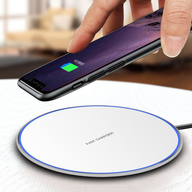 C타입15W고속무선충전패드 충전기 전기종호환 올인원 무선충전기 무선충전 올인원충전기, 블랙, 1개