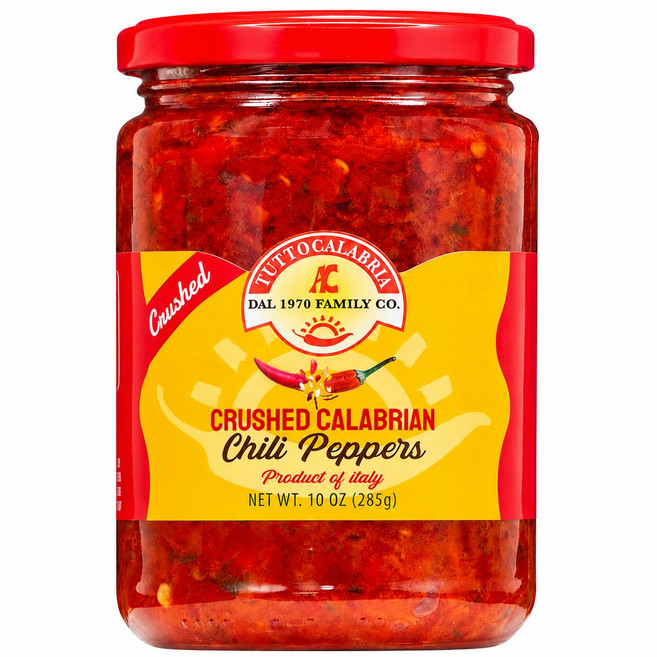 투토칼라브리아 칼라브리아 고추 조각 285g 칼라브리아 TUTTOCALABRIA Crushed Calabrian Chili Peppers 10oz (285g) Spicy, 1개
