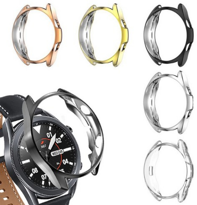 태블리스 갤럭시 TPU 워치 클래식 프론티어 케이스 46mm, 실버, 1개