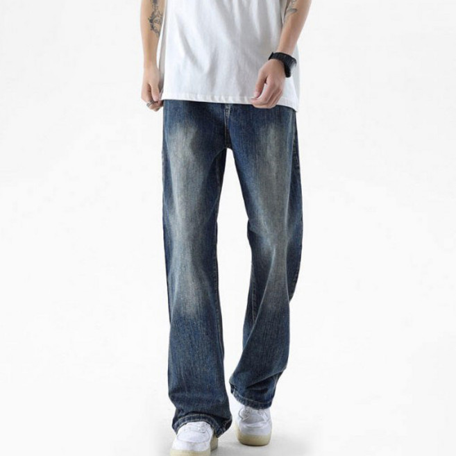 롱 와이드 새미 부츠컷 데님 팬츠 MJ1483