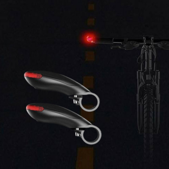 찐노마진몰 자전거 핸들 라이트 후미등 전조등, 1개