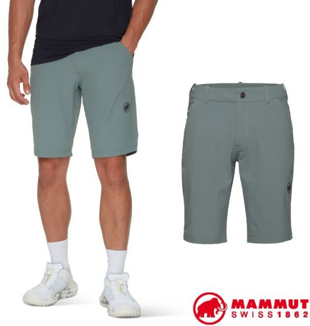 【MAMMUT 長毛象】男 彈性透氣 排汗短褲 UPF 50 登山短褲 運動休閒褲