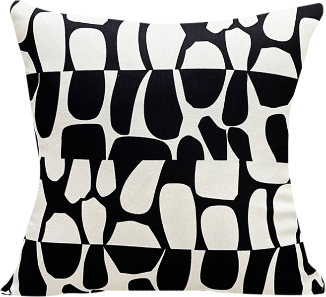 더스케치 로만 쿠션 방석, 블랙