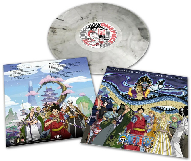 (수입 LP) One Piece Land of Wano Soundtrack GREY VINYL LP Kohei Tanaka Anime Score! 1 NEW!