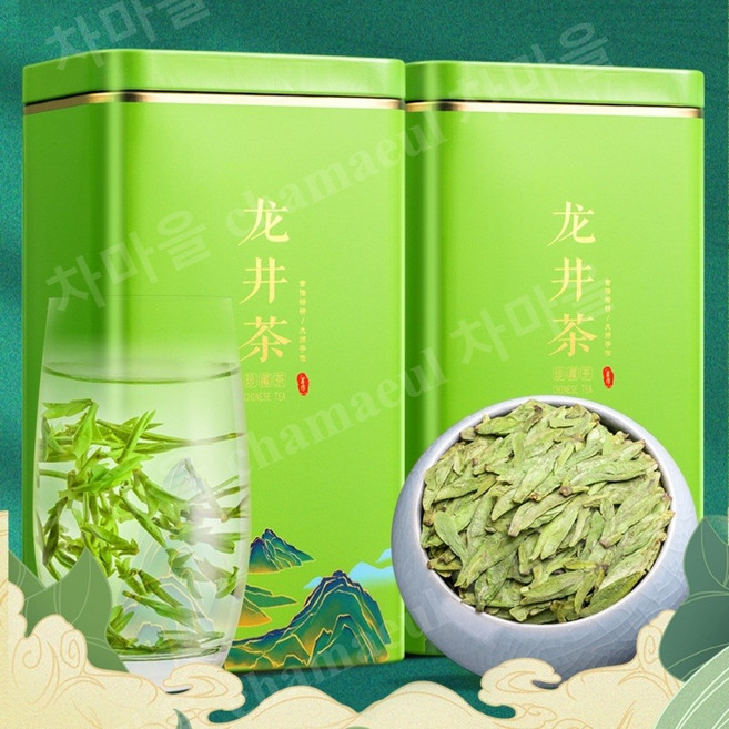 2023년 항주 서호 용정차 프리미엄 명천 녹차 250g, 1개, 1개, 1개입