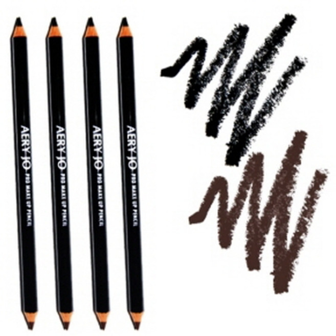 애리조 프로메이크업펜슬 2g 양면 블랙과 브라운, 1개, 블랙브라운