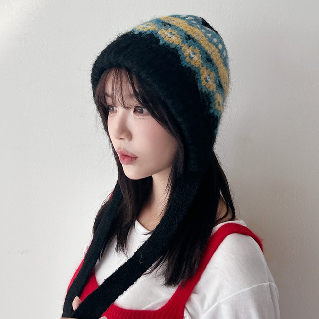 동대문모자 노르딕 귀달이 털 모자 겨울 비니 방한 스키장 한파모자