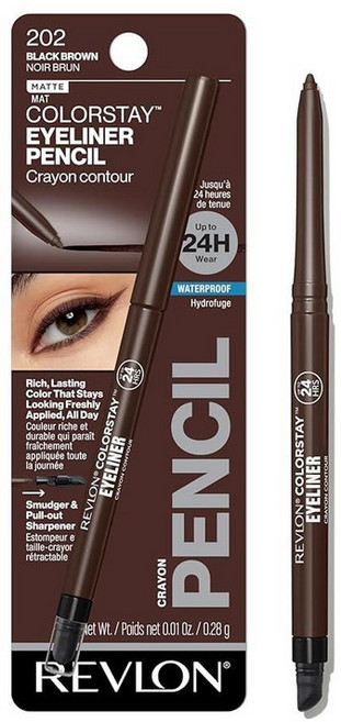 Revlon Colorstay 아이라이너 23 브라운 374677, 블랙 브라운