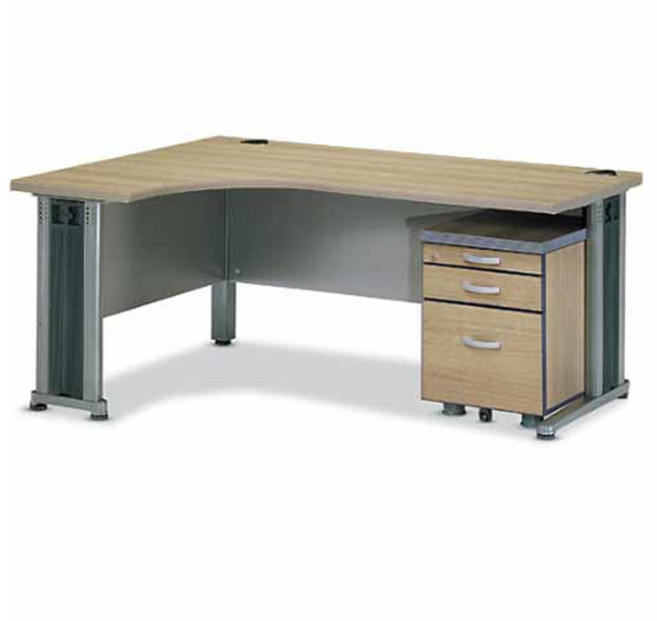 가구뱅크 (좌측형) L퍼즐 웨이브 사무실책상 가구 사무용 책상 1400 1600 1800 ㄱ자 L형 컴퓨터 학생책상 조립식, 에어포트