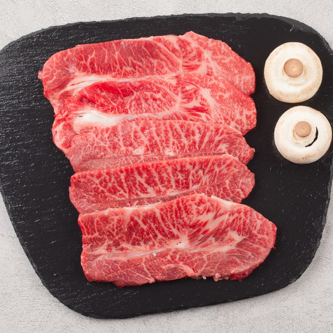 호주산 고마블링 와규 소고기 부채살 구이용 (냉동), 1개, 200g