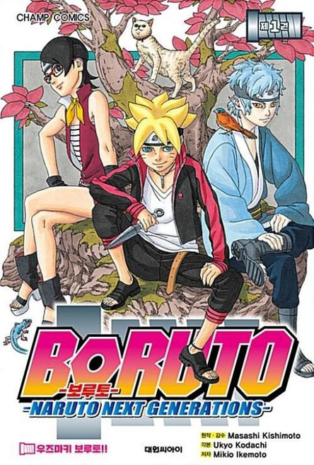 보루토 1 권 만화 책, 대원씨아이(만화), 키시모토마사시(원작),이케모토미키오,코다치우쿄