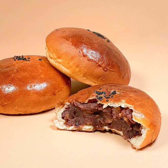 [명인빵지순례1984] 수제호두단팥빵, 3개, 810g