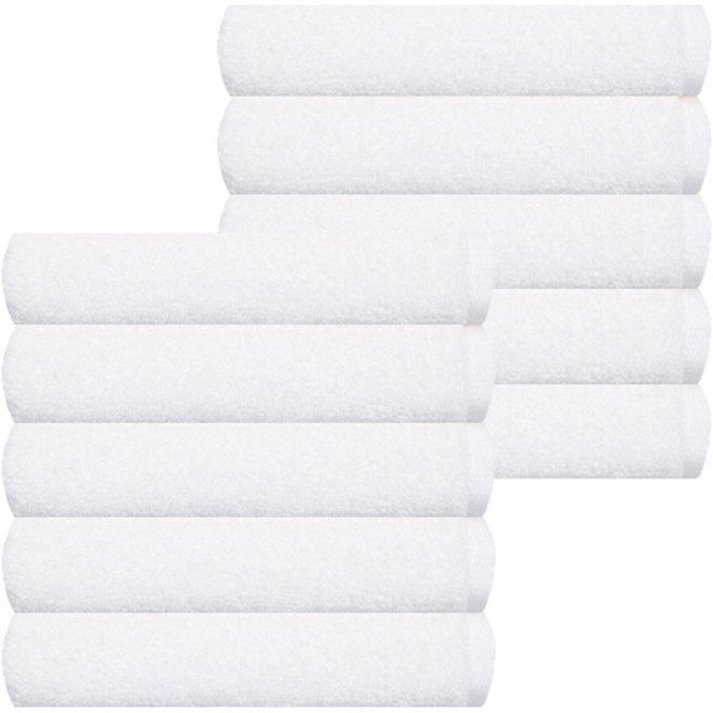 송월타월 호텔 수건 앙팡 130g 30수 면사, 화이트, 10개