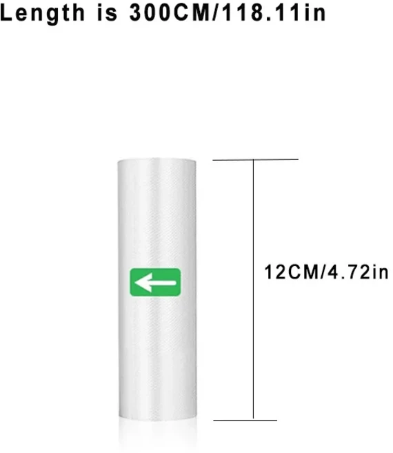 식품 진공 포장 실러 보관 가방, 10 12x300CM 1 roll