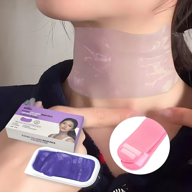 하이드로겔 목 마스크팩 주름 콜라겐 넥 젤리 패치 30매 + 젤 리프팅 보습 목주름 밴드, 1개, 30개입 - 쿠팡