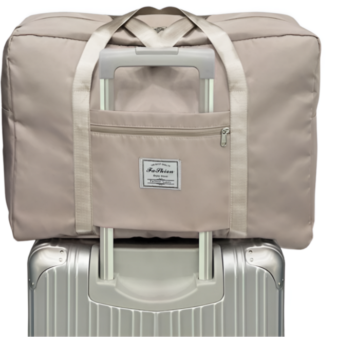 몽땅겟 접이식 여행용 보스턴백 캐리어 결합 보조가방