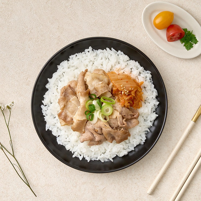 굿스푼 맛있는 한 끼 김치대패삼겹 덮밥 도시락 직장인 간편식 식사대용 아침 점심 저녁 냉동, 3개, 220g